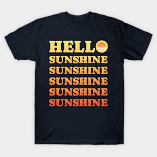 Hello Sunshine Retro T-Shirt